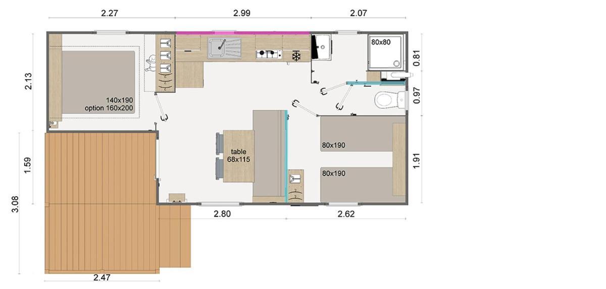 Camping Le Coin Charmant Chauzon Экстерьер фото